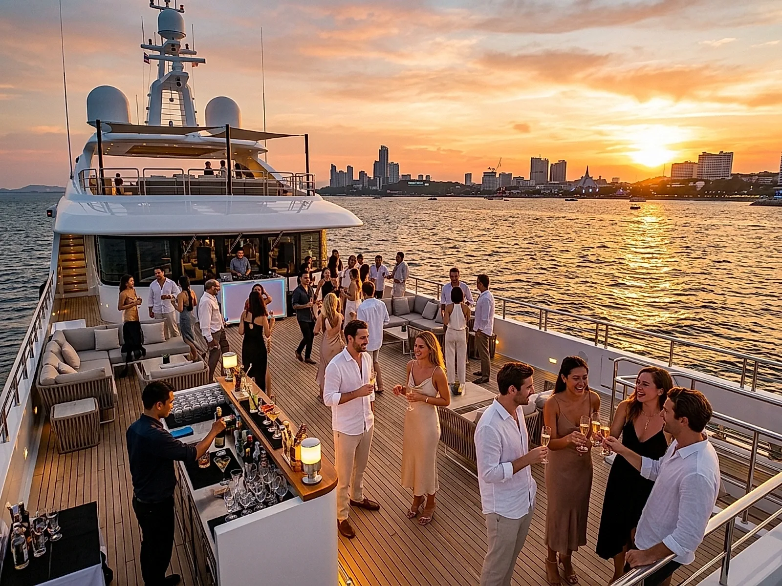 ยอชท์ปาร์ตี้พัทยา Sunset Cruise